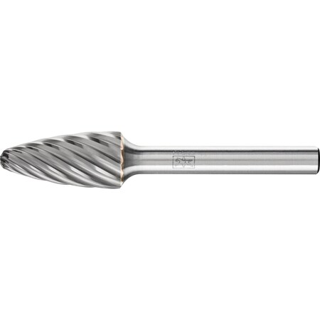 Pferd Carbide Bur - Tree Shape, INOX Cut - 1/2" x 1" x 1/4" Shank - SF-5 24727